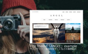 【調べてみた】TCDテーマ「ANGEL」を使った18サイトを紹介！デモサイトと違う雰囲気のサイト事例も見たい方必見！【WordPress】